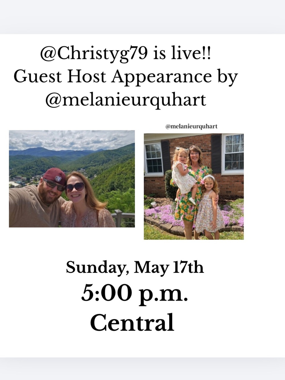 $18 and Under Share Show With @melanieurquhart
May 17th